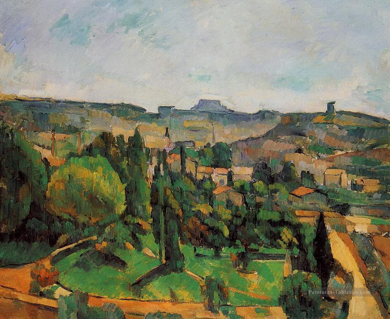 Ile de France Paysage Paul Cézanne Peintures à l'huile